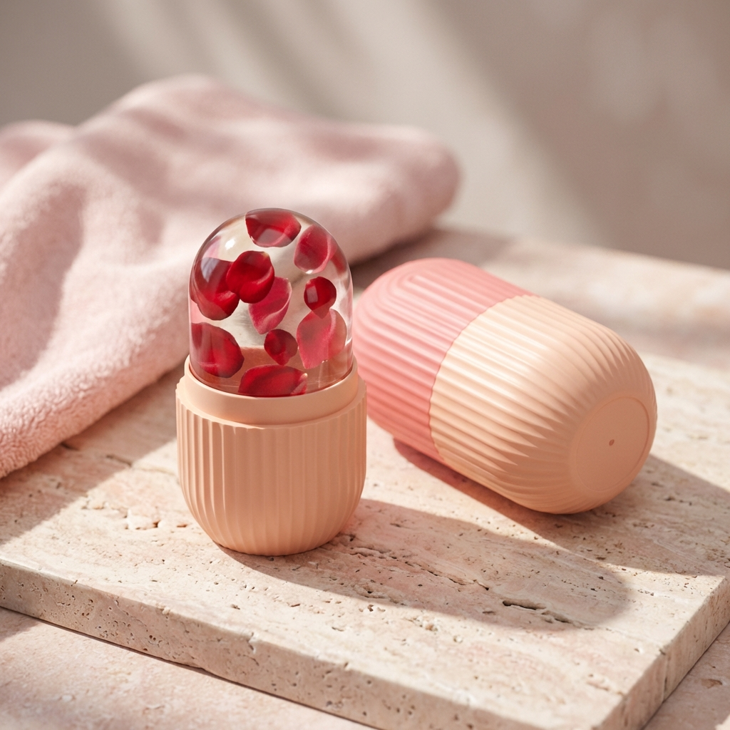 Chłodzący masażer do twarzy i linii żuchwy